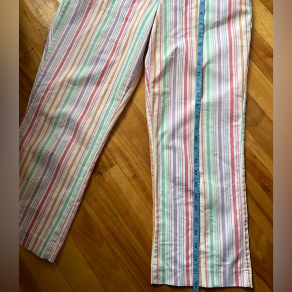 Snazzie Vintage Striped Semi-Cropped Pants S - Picture 3 of 8